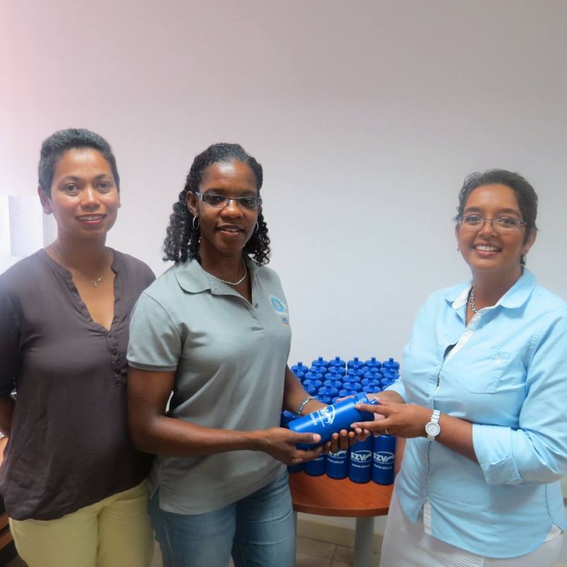 SZV donates bottles for Bike-A-Thon