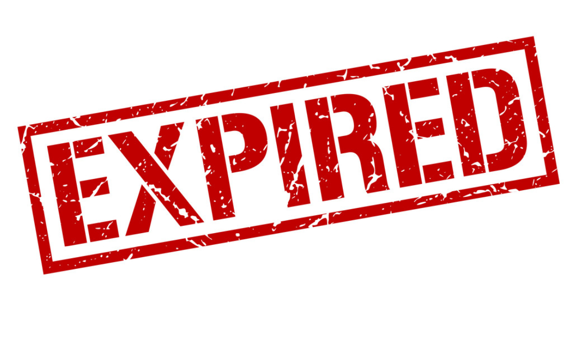 Expired cards between January 1, 2019 June 30, 2020